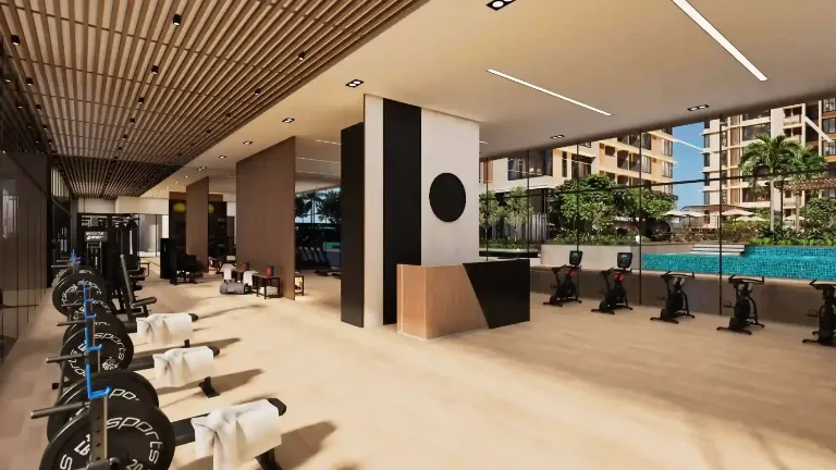 World-class fitness center and gym — Tata Orbis Ghansoli